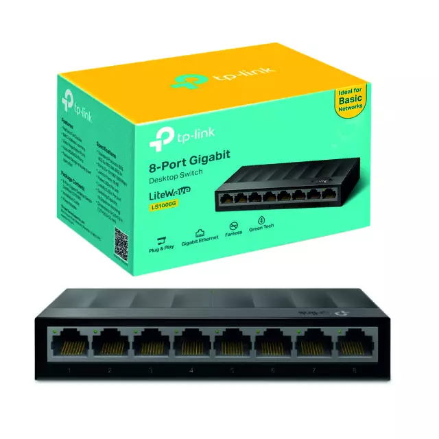 tp link 8 port gigabit switch ls1008g